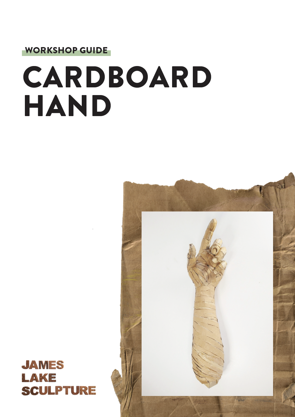 cardboard hand cover image - James Lake